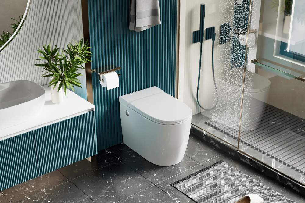 унитаз в ванной комнате